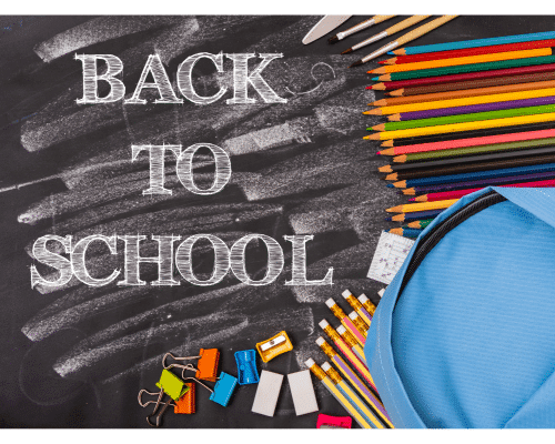 back to school supplies