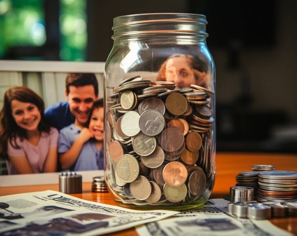 creative ways to save money in a jar