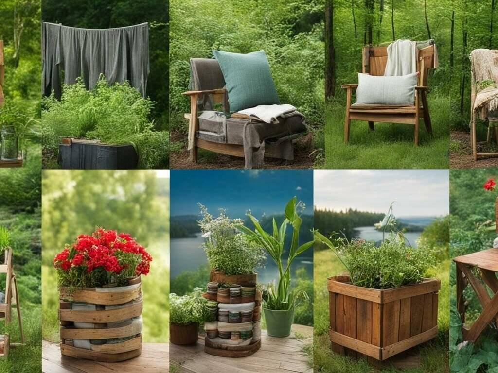 Repurposed items for sustainable living Repurposed items for sustainable living