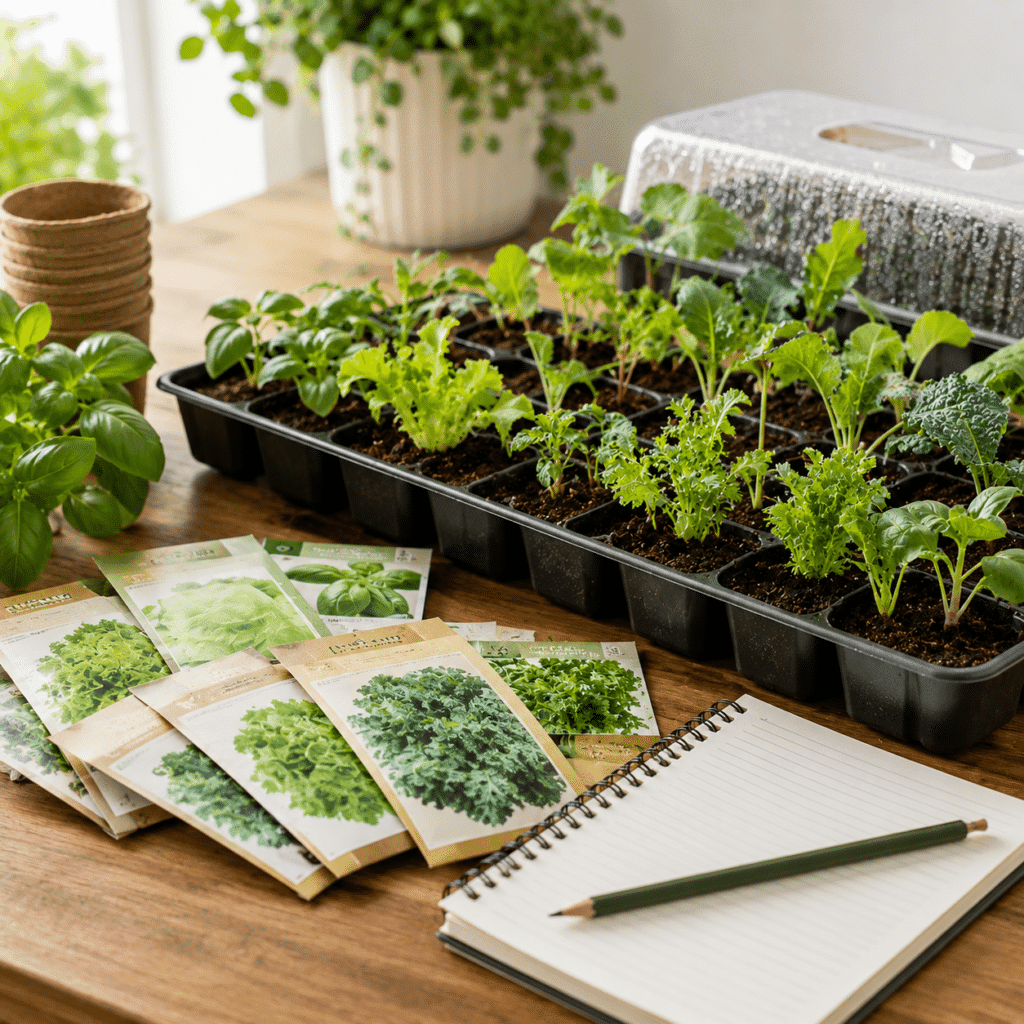 indoor herb garden