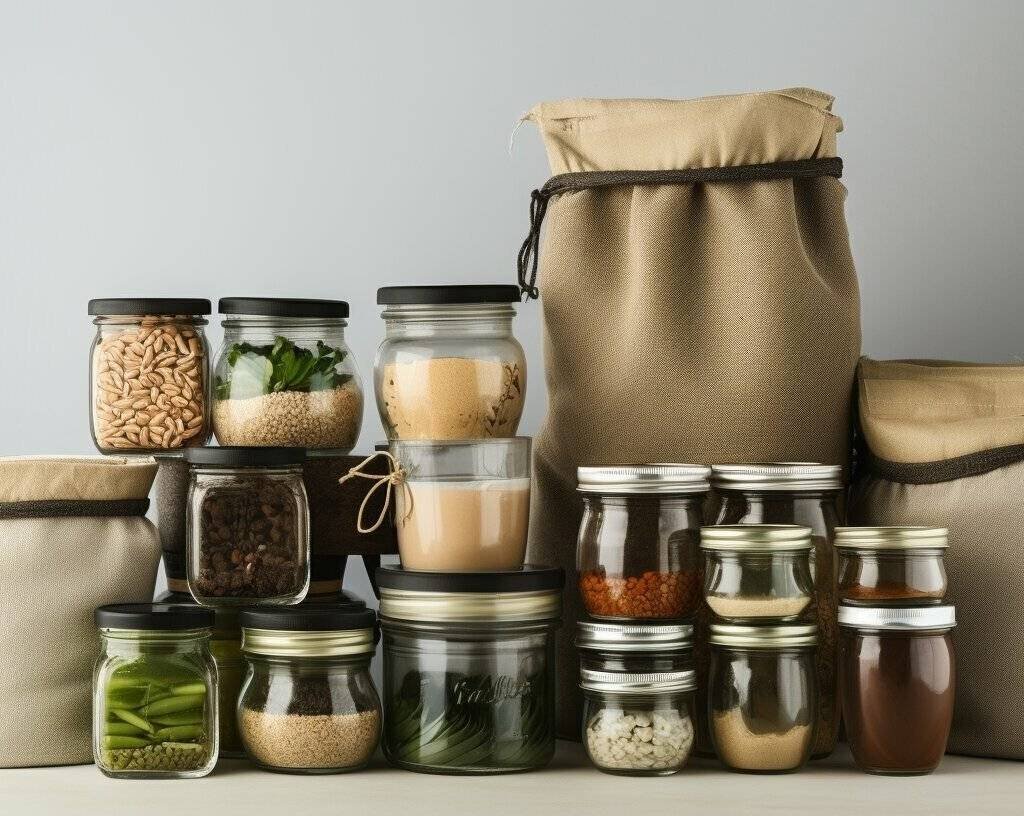 pantry staples, reuseable products