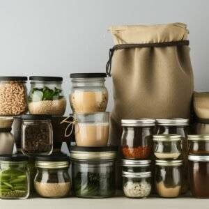 pantry staples, reuseable products