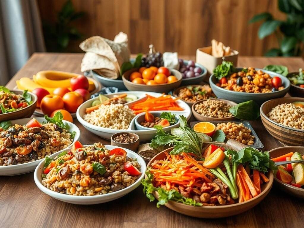 healthy vegetarian lunch options