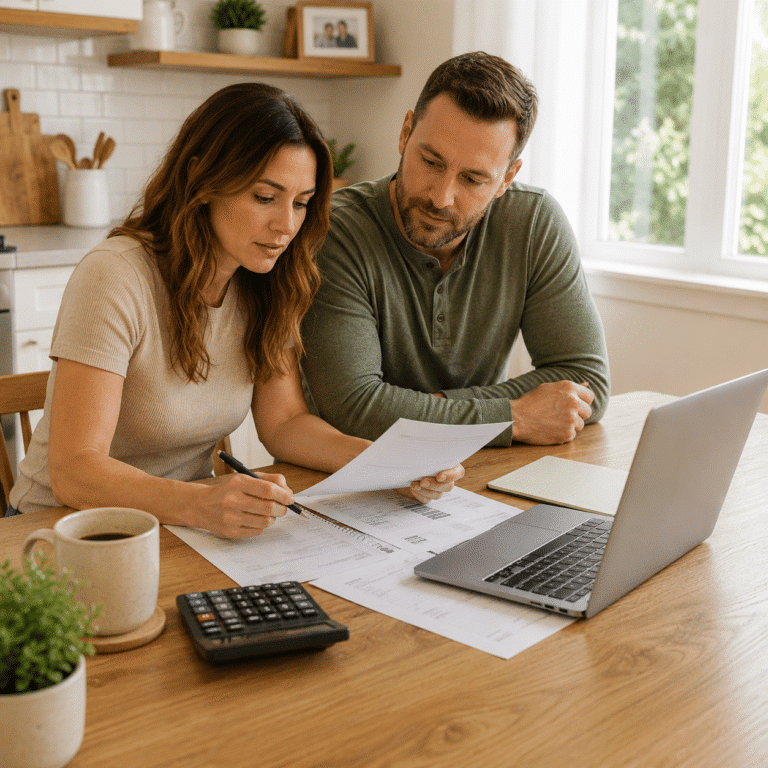 budgeting couple