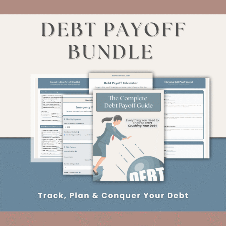 Debt Payoff bundle image mockup