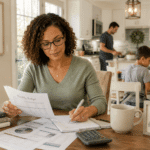 family figuring out budget Phyl inspired