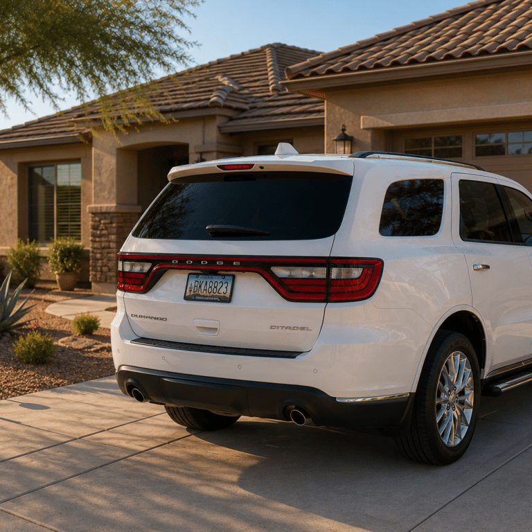 durango in driveway